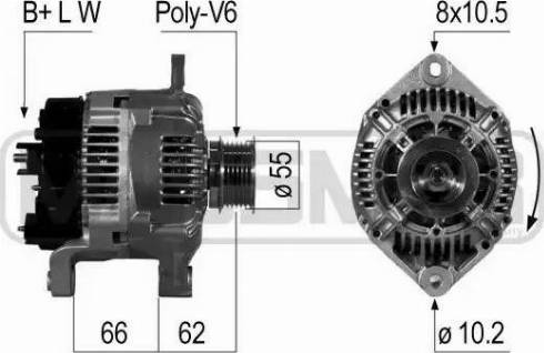 Messmer 210478 - Alternator furqanavto.az