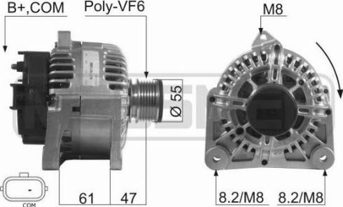 Messmer 210477R - Alternator furqanavto.az