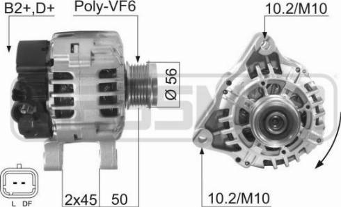 Messmer 210599A - Alternator furqanavto.az