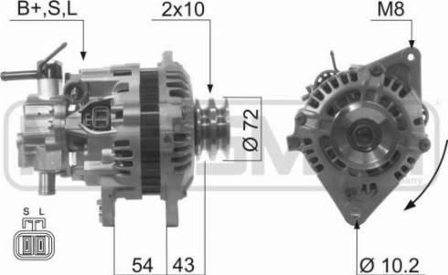 Messmer 210595A - Alternator furqanavto.az