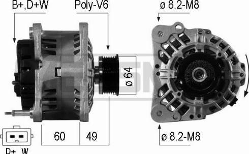 Messmer 210598A - Alternator furqanavto.az