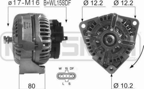 Messmer 210593A - Alternator furqanavto.az