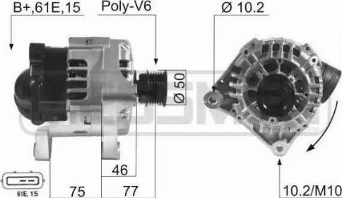 Messmer 210548 - Alternator furqanavto.az