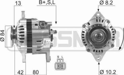 Messmer 210558A - Alternator furqanavto.az