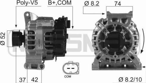 Messmer 210552A - Alternator furqanavto.az