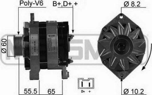 Messmer 210563A - Alternator furqanavto.az