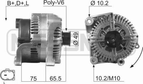 Messmer 210505A - Alternator furqanavto.az