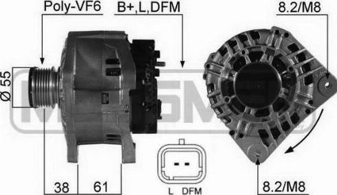 Messmer 210503A - Alternator furqanavto.az