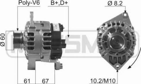 Messmer 210586 - Alternator furqanavto.az