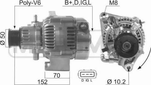 Messmer 210587 - Alternator furqanavto.az