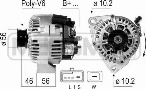 Messmer 210536 - Alternator furqanavto.az