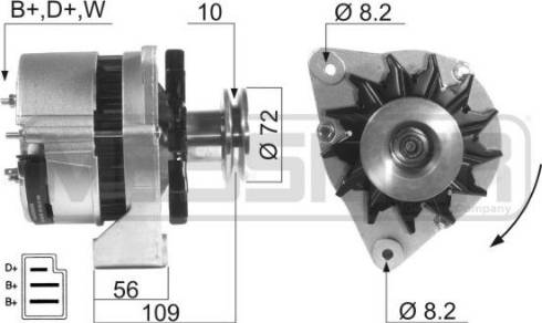 Messmer 210574A - Alternator furqanavto.az