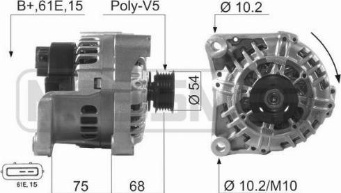 Messmer 210571A - Alternator furqanavto.az