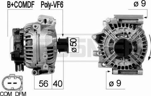 Messmer 210578A - Alternator furqanavto.az