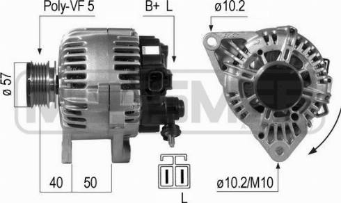 Messmer 210650A - Alternator furqanavto.az