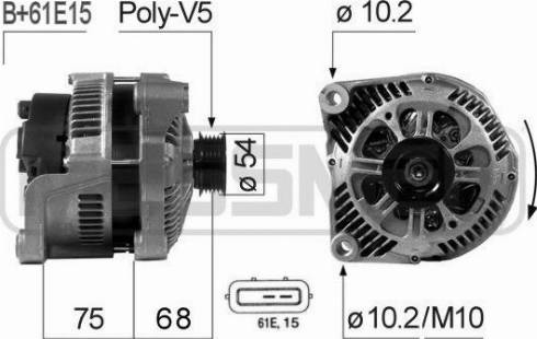 Messmer 210669A - Alternator furqanavto.az