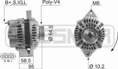 Messmer 210613A - Alternator furqanavto.az