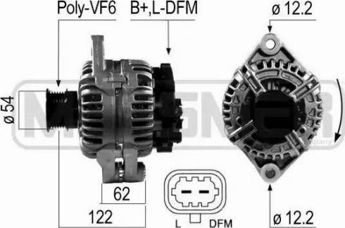 Messmer 210689 - Alternator furqanavto.az