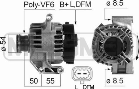 Messmer 210687A - Alternator furqanavto.az