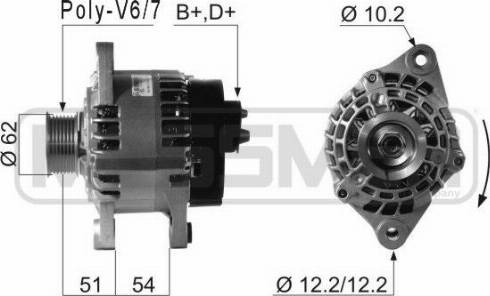 Messmer 210631A - Alternator furqanavto.az