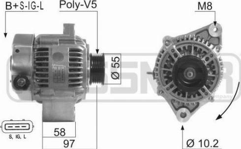 Messmer 210628A - Alternator furqanavto.az