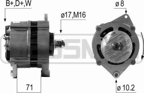 Messmer 210672A - Alternator furqanavto.az