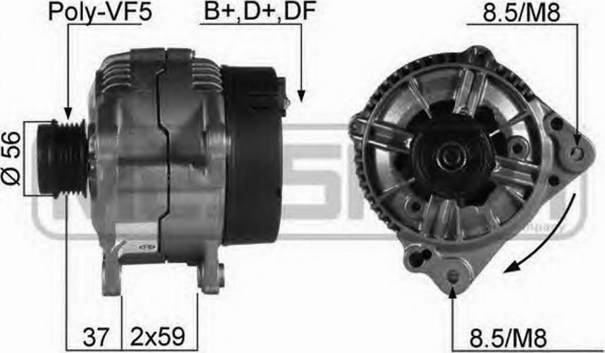 Messmer 210097 - Alternator furqanavto.az