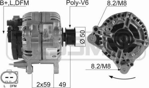 Messmer 210045A - Alternator furqanavto.az