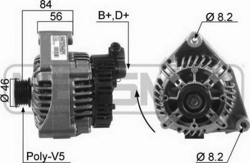 Messmer 210040R - Alternator furqanavto.az