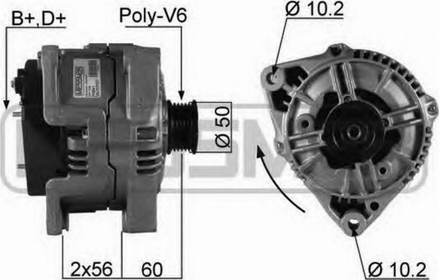 Messmer 210041 - Alternator furqanavto.az