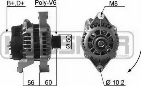 Messmer 210065 - Alternator furqanavto.az