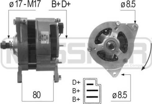 Messmer 210060A - Alternator furqanavto.az