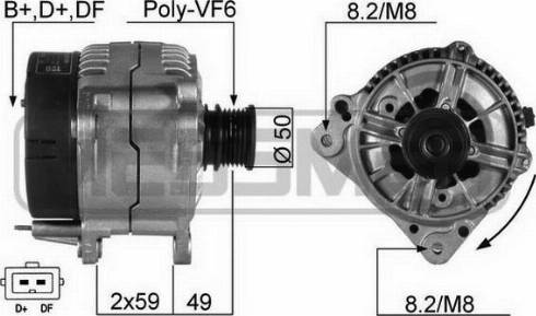 Messmer 210061A - Alternator furqanavto.az