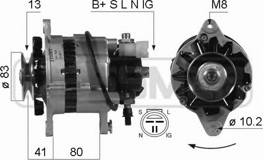 Messmer 210063 - Alternator furqanavto.az