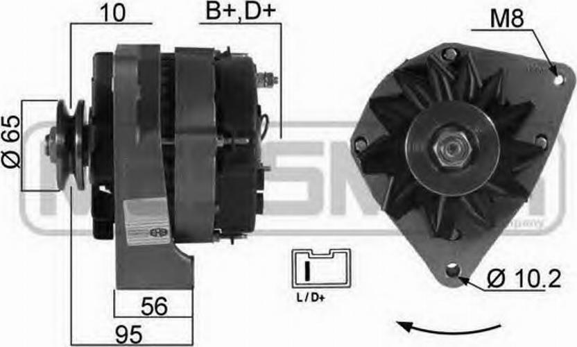 Messmer 210015 - Alternator furqanavto.az