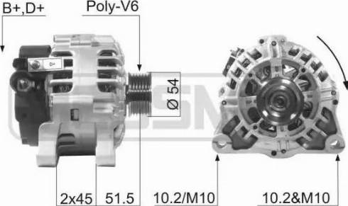 Messmer 210016 - Alternator furqanavto.az