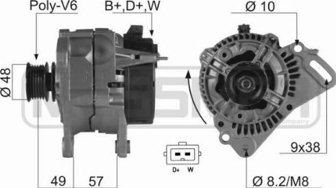 Messmer 210030A - Alternator furqanavto.az