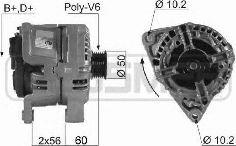 Messmer 210037 - Alternator furqanavto.az