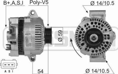 Messmer 210029A - Alternator furqanavto.az