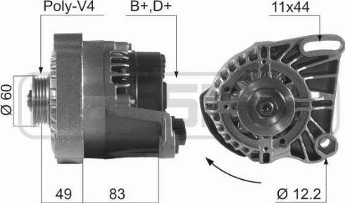 Messmer 210027A - Alternator furqanavto.az