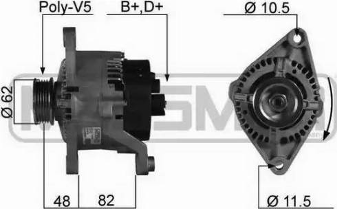 Messmer 210079 - Alternator furqanavto.az