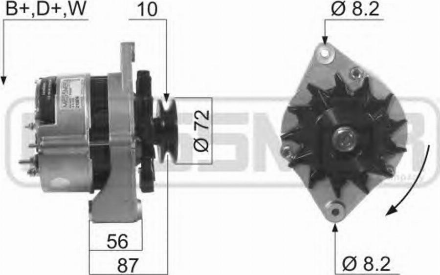 Messmer 210074 - Alternator furqanavto.az