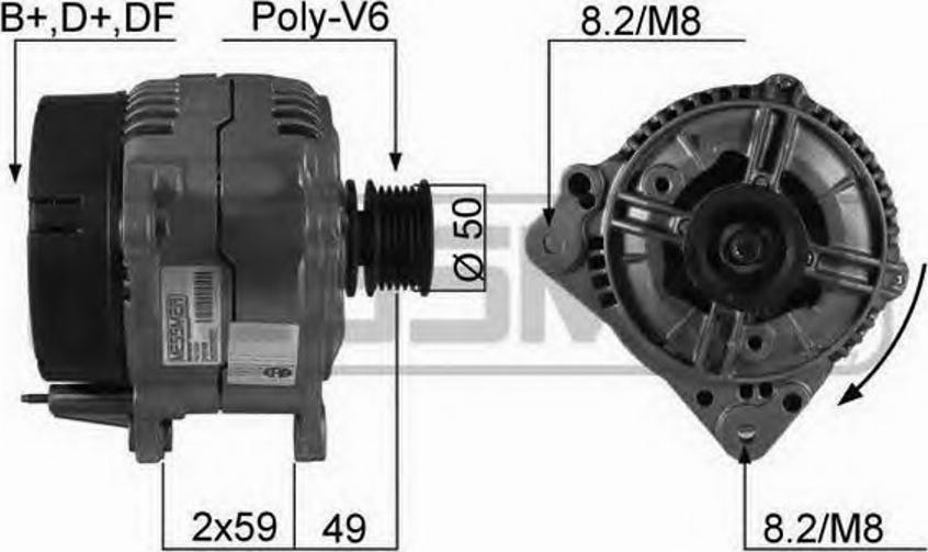 Messmer 210199 - Alternator furqanavto.az