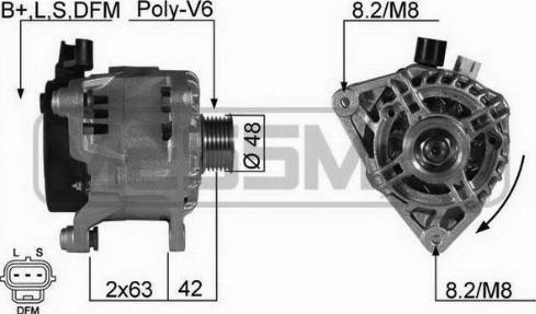 Messmer 210196A - Alternator furqanavto.az