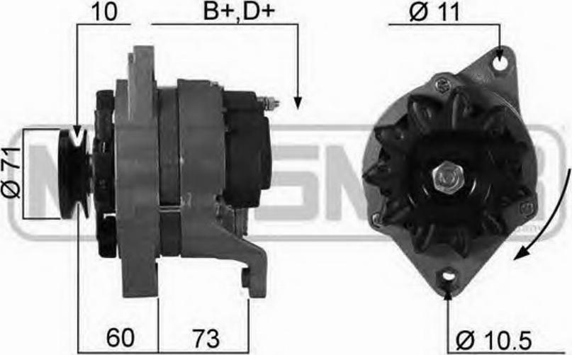 Messmer 210190 - Alternator furqanavto.az