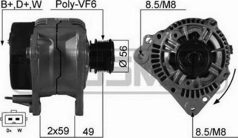 Messmer 210192R - Alternator furqanavto.az