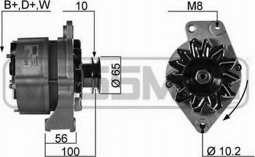 Messmer 210141 - Alternator furqanavto.az