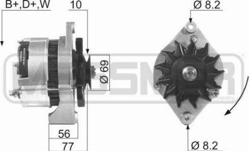 Messmer 210156A - Alternator furqanavto.az