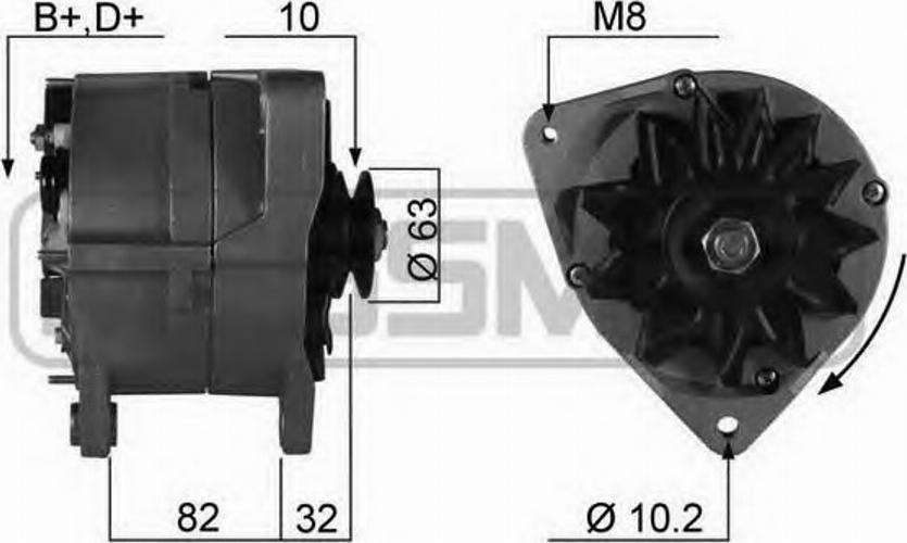 Messmer 210150 - Alternator furqanavto.az