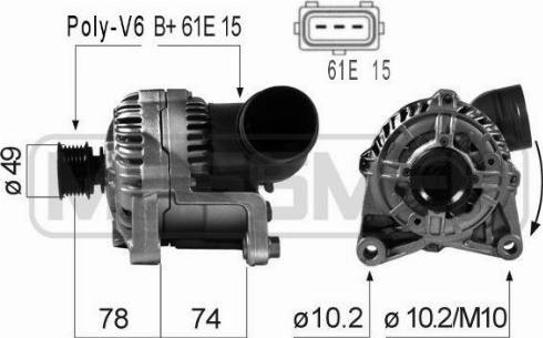 Messmer 210164A - Alternator furqanavto.az